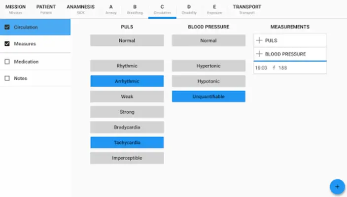 EMS Protocol - the efficient med. emergency report android App screenshot 9