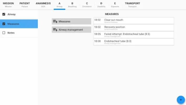 EMS Protocol - the efficient med. emergency report android App screenshot 11