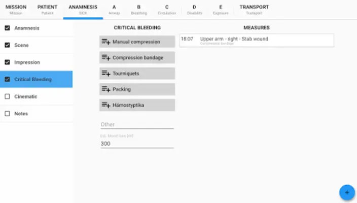 EMS Protocol - the efficient med. emergency report android App screenshot 12