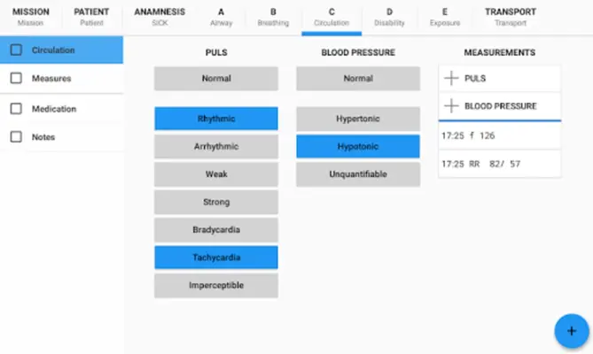 EMS Protocol - the efficient med. emergency report android App screenshot 3