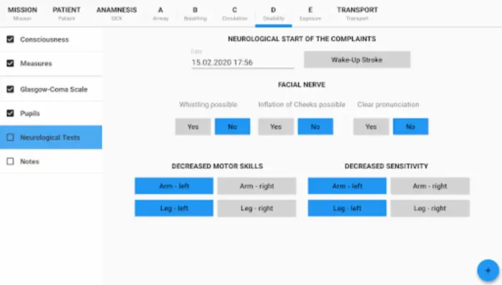 EMS Protocol - the efficient med. emergency report android App screenshot 7